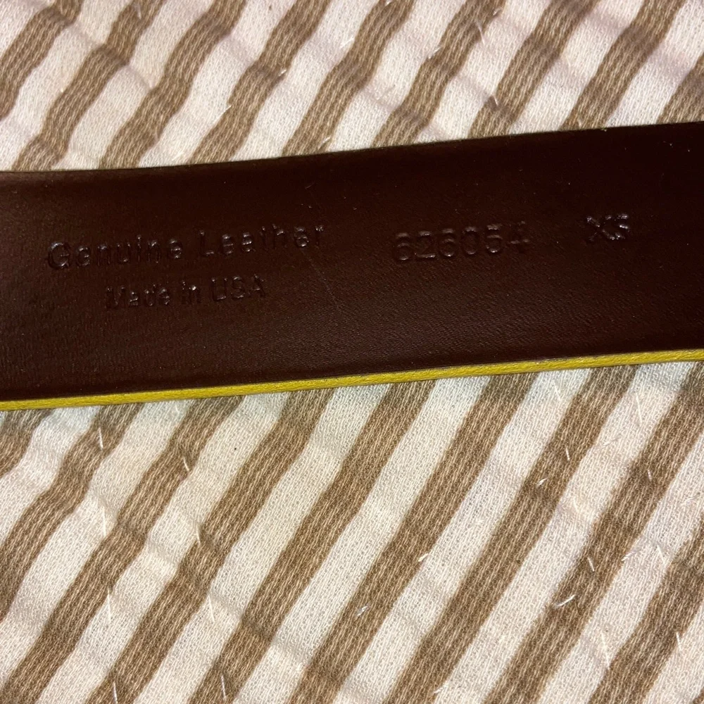 Banana Republic YellowLeather Belt